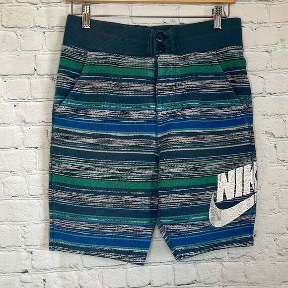 Nike F.C. 1994 Blue Green Men’s Jogger Shorts size small - Picture 1 of 8